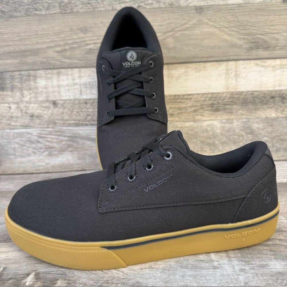 Volcom Workwear True Composite Toe Skate Work Shoes Size 10 Black Gum VM30117